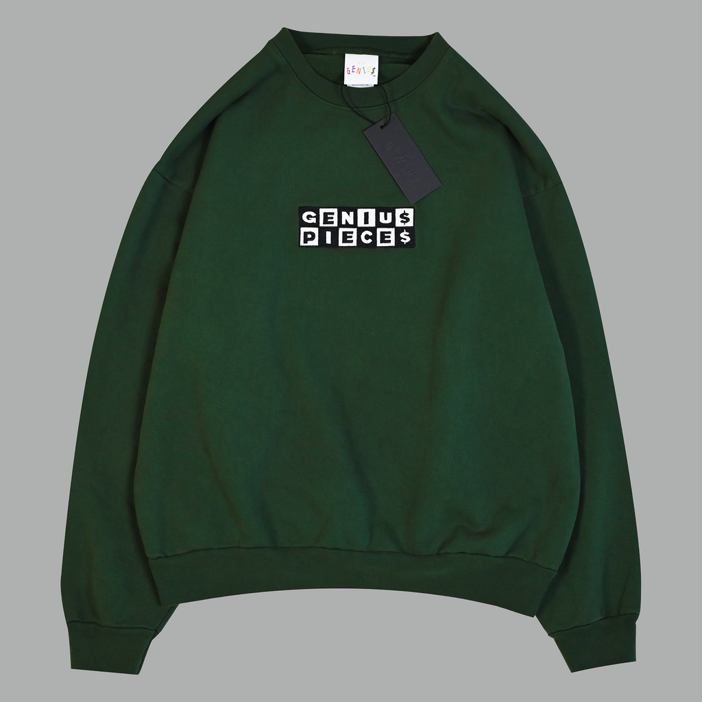 "CART00N BOX LOGO" CREWNECK (GREEN)