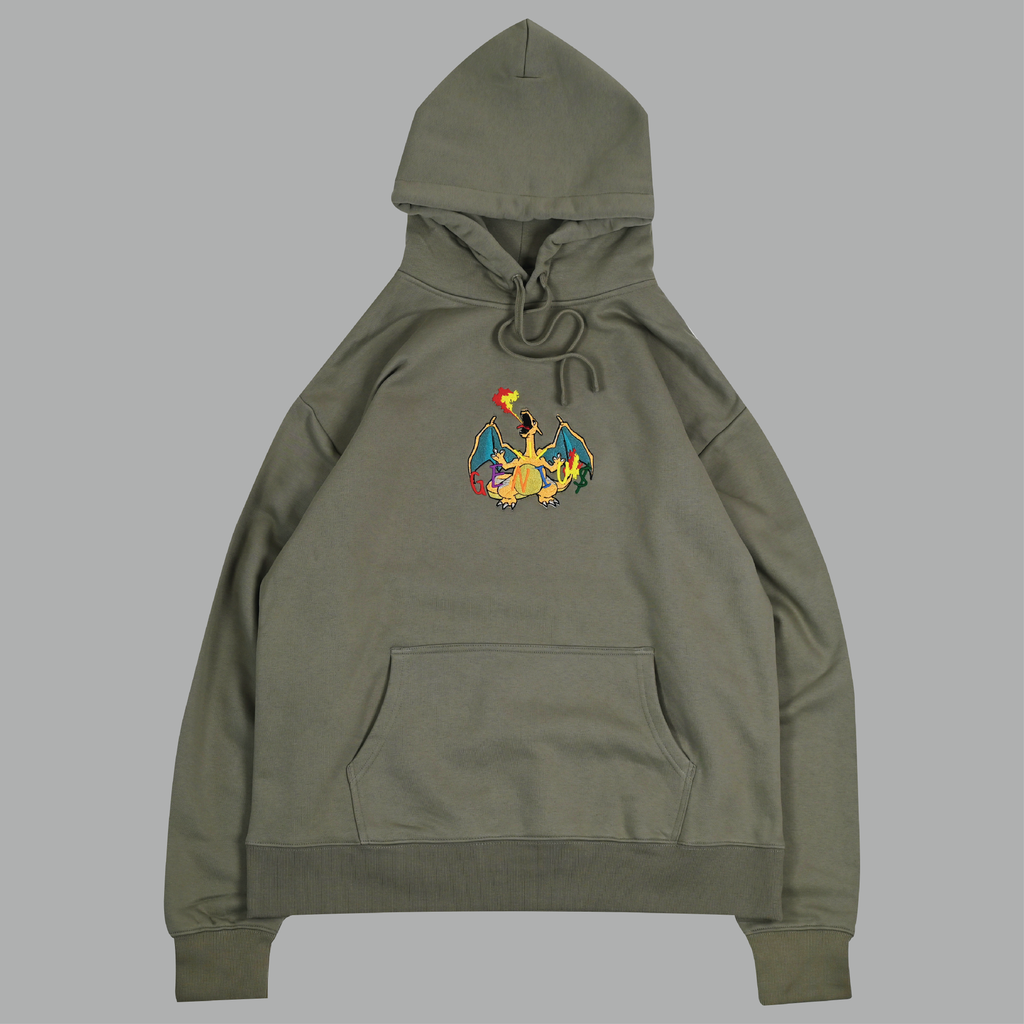 OG LOGO "CHARIZARD" HOODIE (EUCALYPTUS)