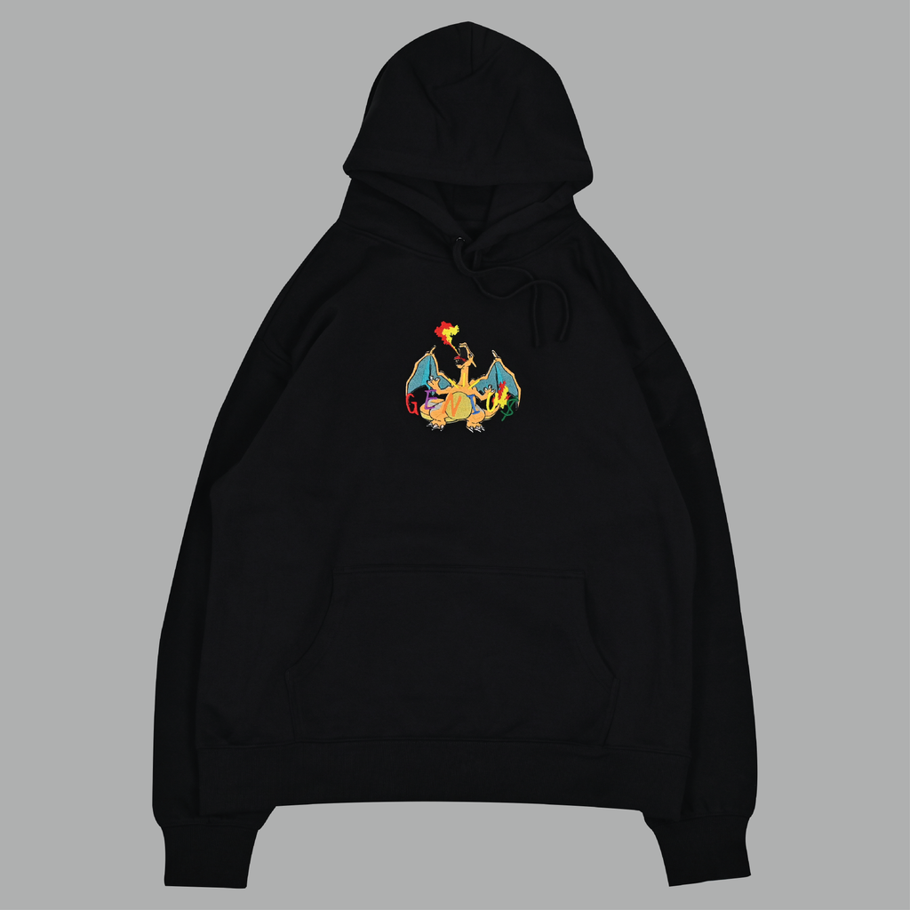 OG LOGO "CHARIZARD" HOODIE (BLACK)