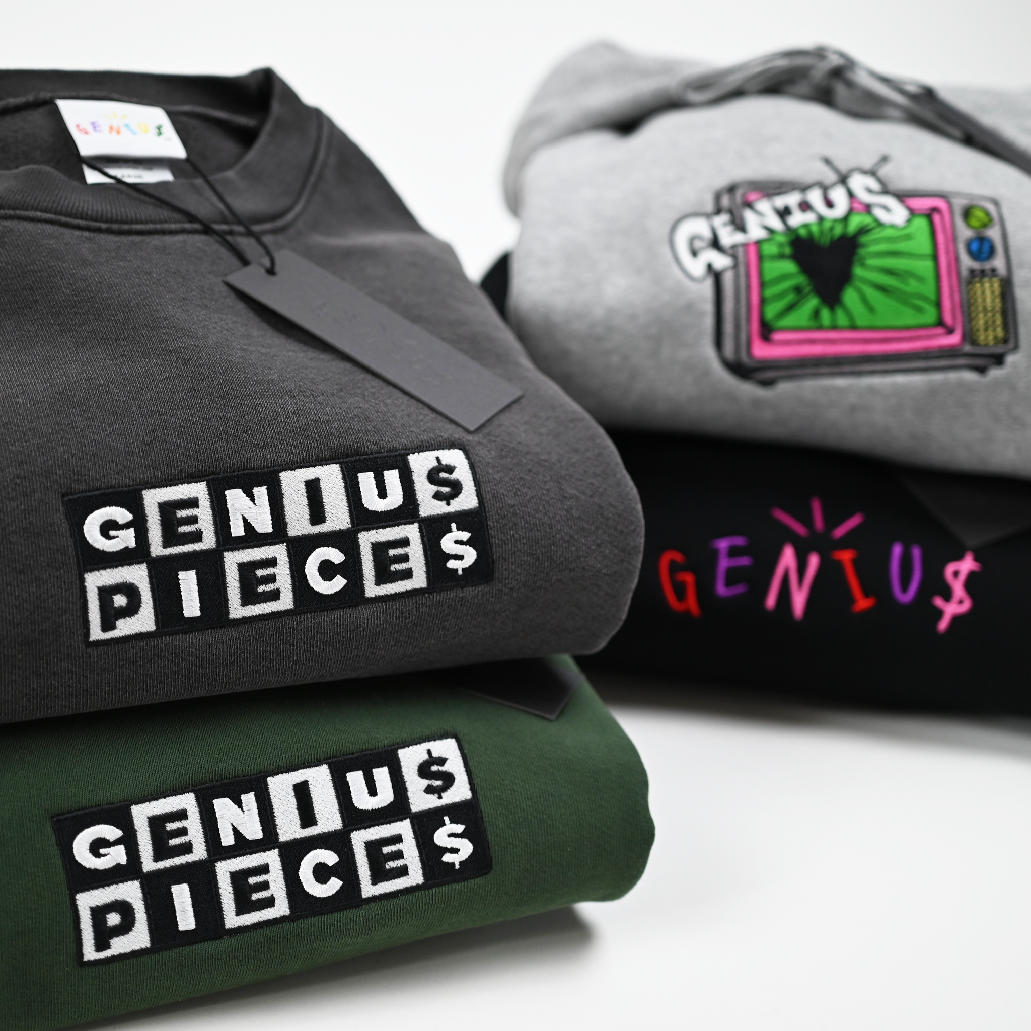 "CART00N BOX LOGO" CREWNECK (GREEN)