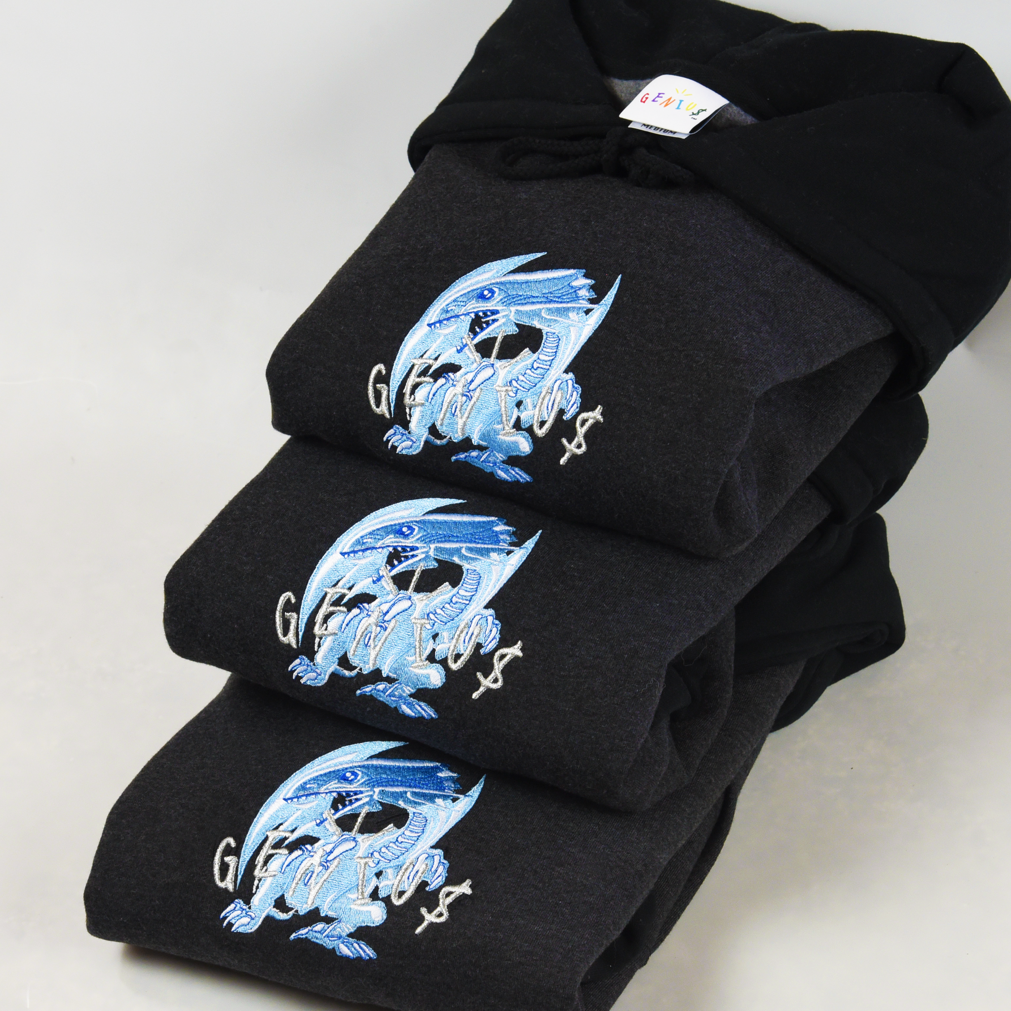 "BLUE EYE$" LOGO HOODIE