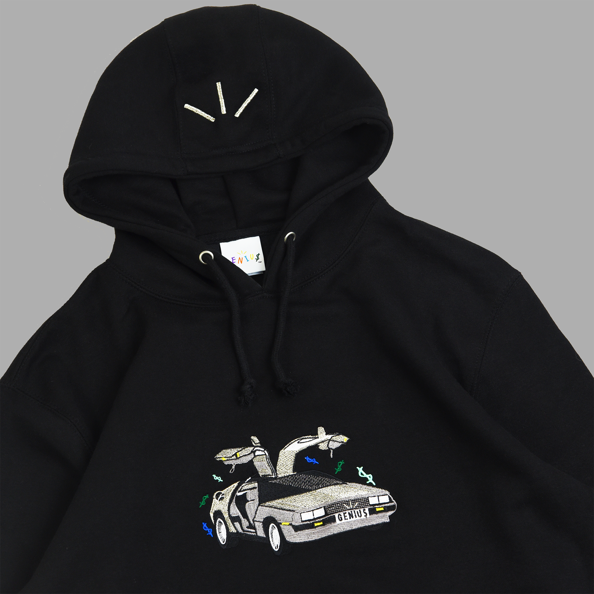 "TIME MACHINE" HOODIE (BLACK)