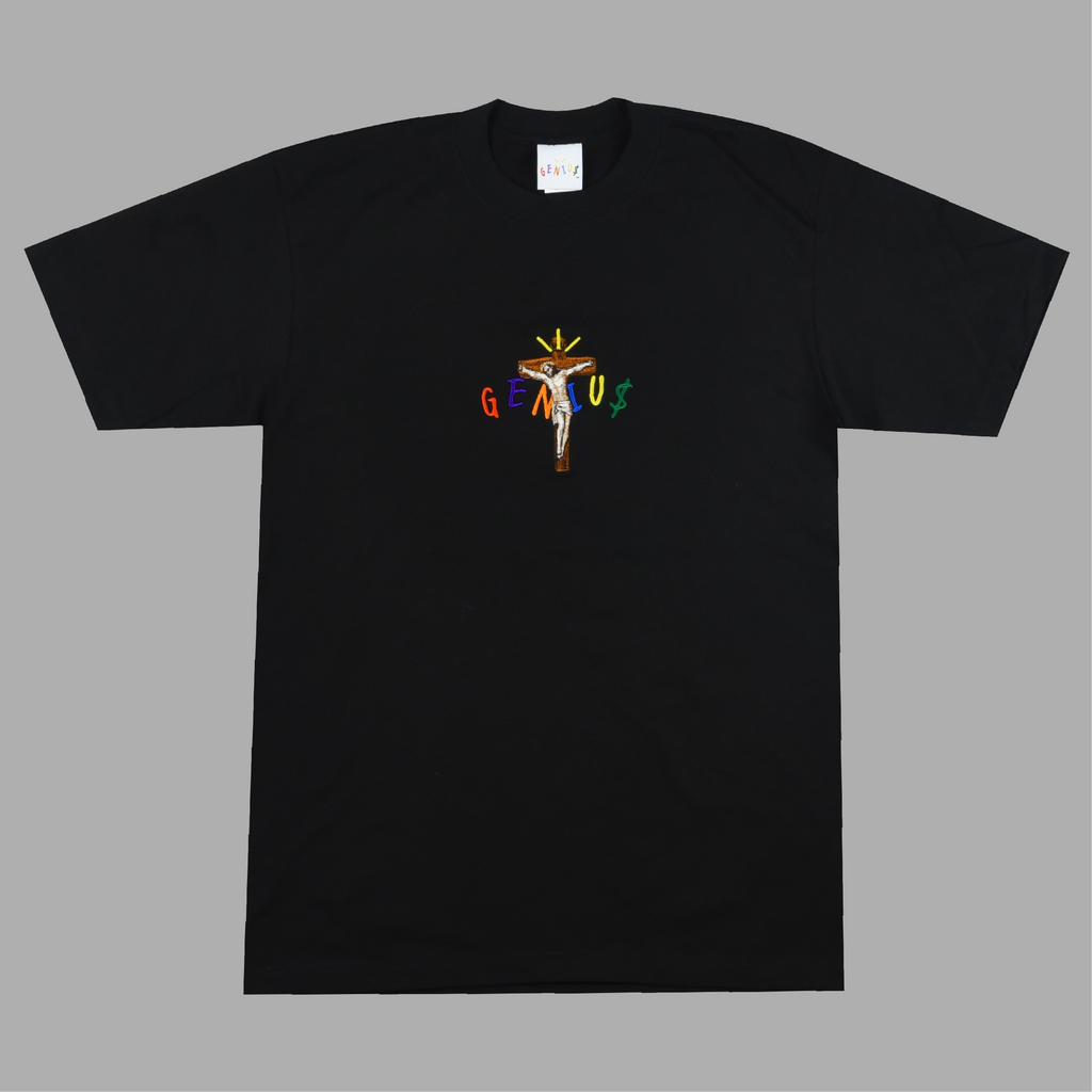 "CRUCIFIXION" OG LOGO TEE (BLACK)
