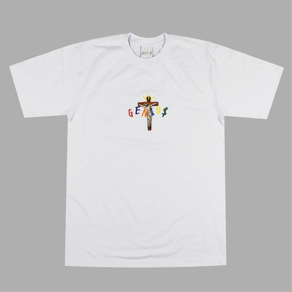 "CRUCIFIXION" OG LOGO TEE (WHITE)