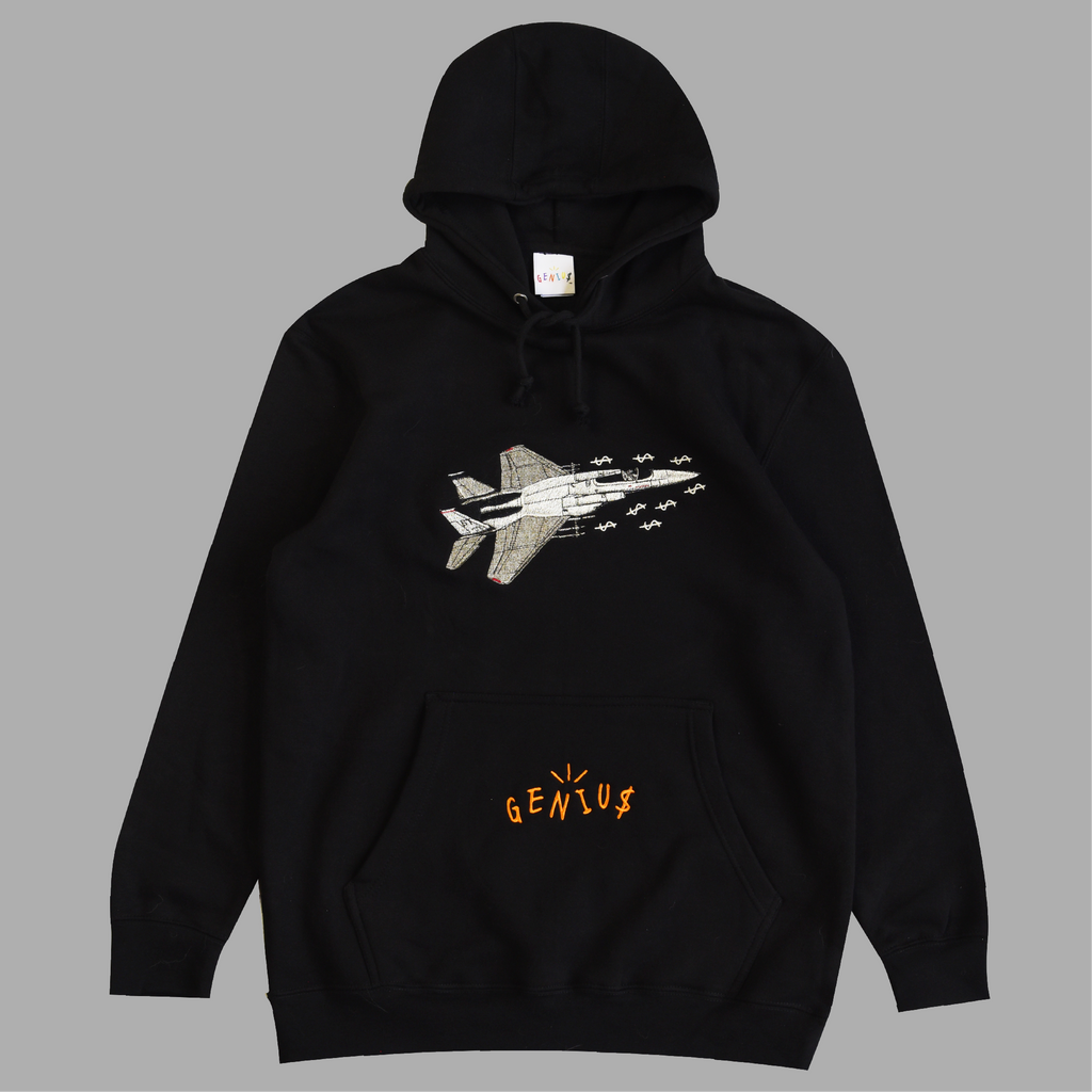 "F-15" HOODIE (BLACK)