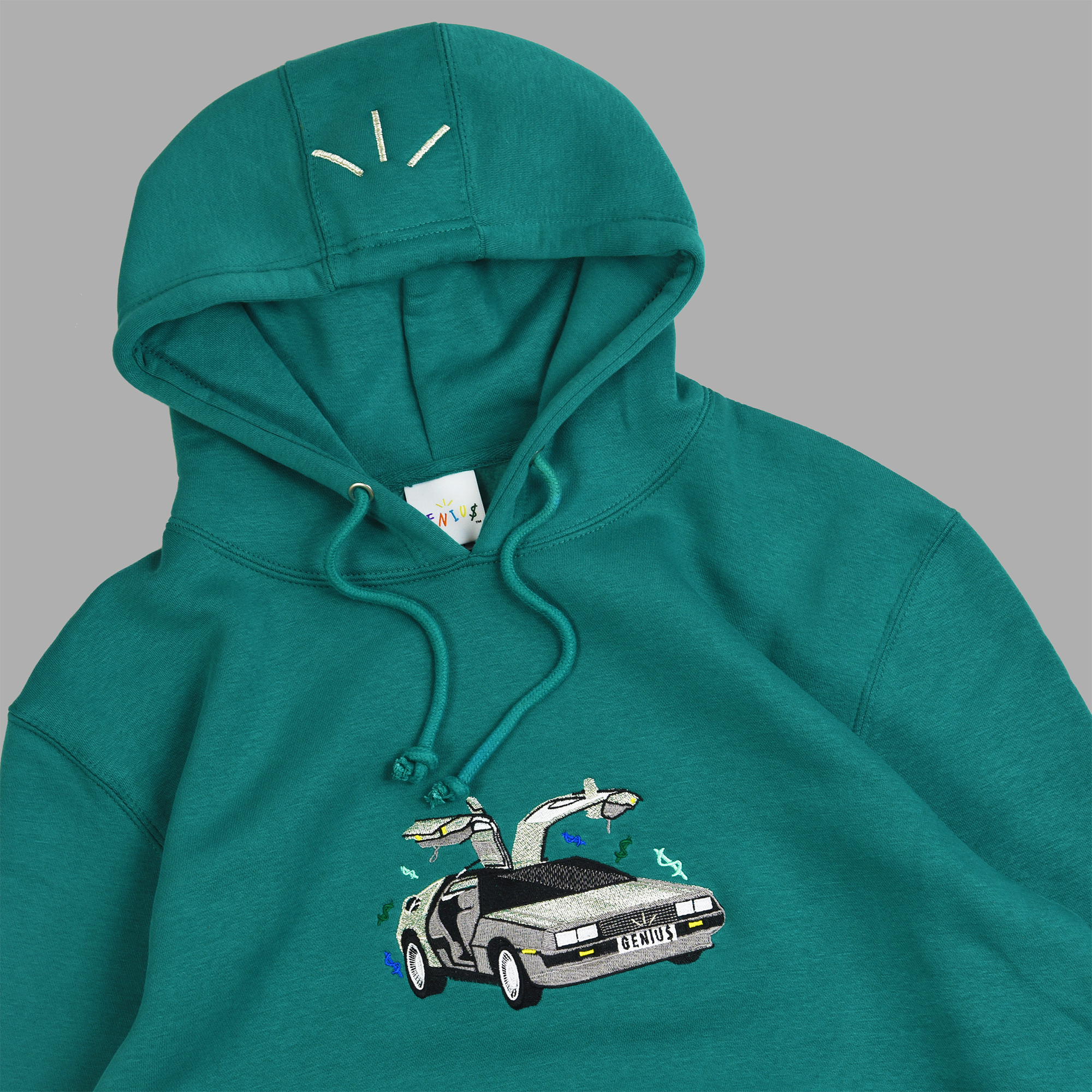 "TIME MACHINE" HOODIE (TEAL)